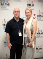 Director Producer Leslie Bland and Production Coordinator Barb Osberg docMiami screening